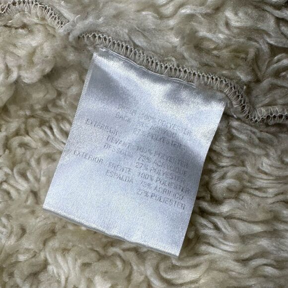 Liz Claiborne 90’s Faux Suede & Sherpa Lined Whipstitch Detail Jacket Size S - Picture 11 of 12